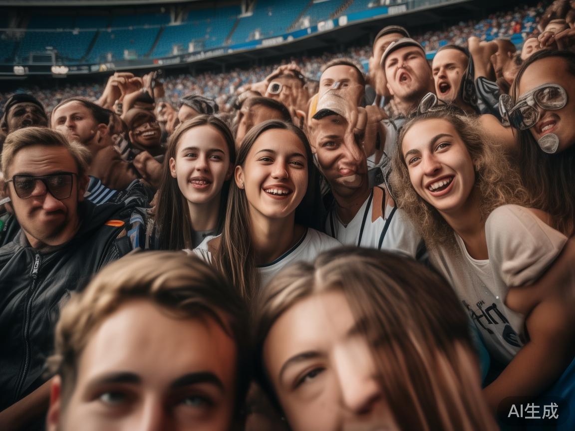 二、年轻崇拜型球迷——追寻明星偶像的代表
随着足